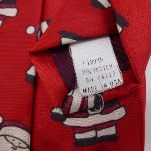 Surrey Santa Clause All Over Graphic Tie For Christmas - Picture 6 of 10
